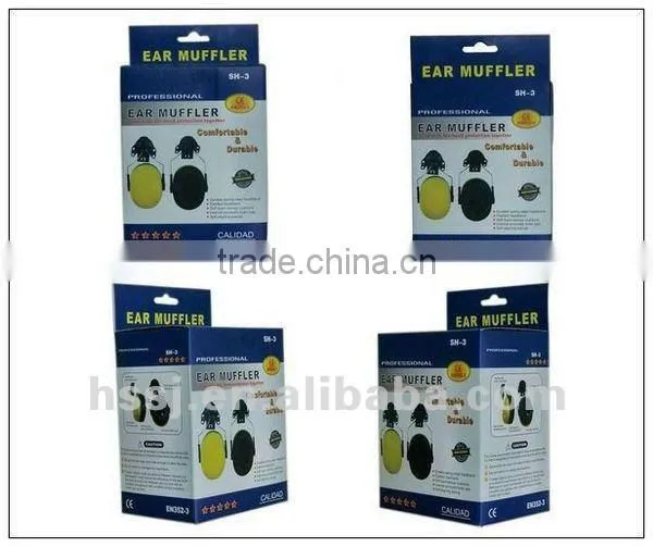 2016 hot selling ABS fold ear muffs with helmet SNR: 29db safety ear muffs for helmet CE ear muffs safety ear muffs manufacturer