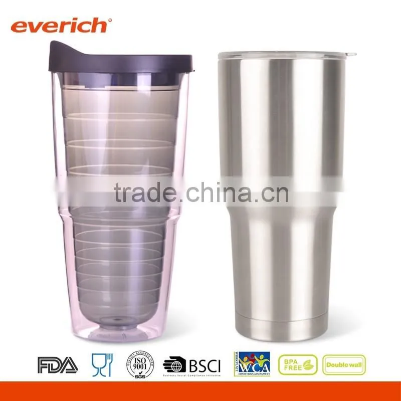 30oz new design insulated double wall plastic tumbler