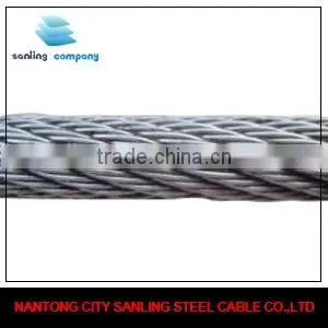 19*7 ungalvanized steel wire rope