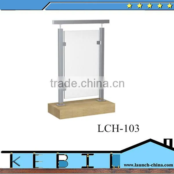 decorative garden fencing stainless steel 316 glass glass balustrade made in china