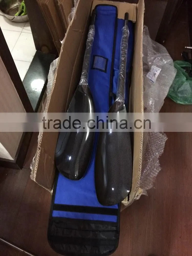 100% 3k Carbon fiber whitewater kayak paddle