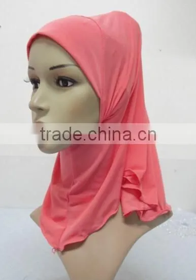 H311 plain small girl hijab,muslim scarf, can order all white