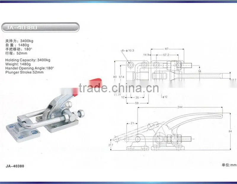 Machine tools high quality toggle clamp