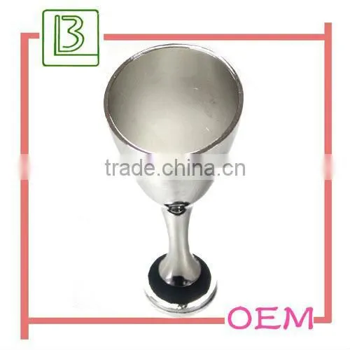 Zinc Alloy Metal Goblet Trophy Cup Souvenir