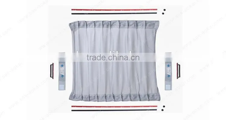Racing car curtains mesh fabric car sunshade folding car sunshade