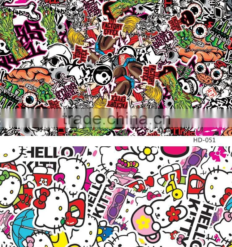 HD-53 Factory Directly Sell Good Price Bomb Stickers Use Graffiti Art Vinyl
