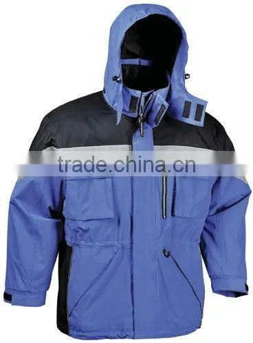 Rain parka for workers