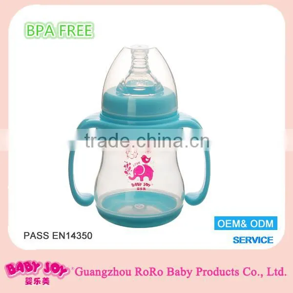 FDA AND FOOD GRADE FACTORY PLASTIC PP BABY FEEDING BOTTLE