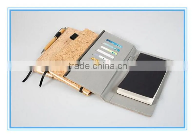 New fashional original wooden covered customized eco notebook