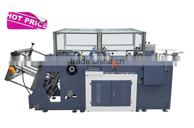 CE certificate MR-800C Hot Sale Automatic High Speed Carton Erecting Hamburger Box Machine by Water-based adhesive Glue Sealing