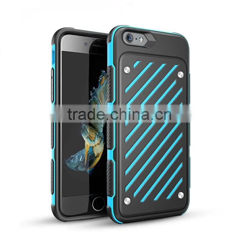 Wholesale Shock Resistant Slim Armor Cell Phone Cover For Iphone 6 Hybrid Case