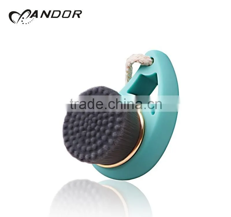 2016 Soft Bristle Rubber Paint Bamboo Bristle Facial Brush