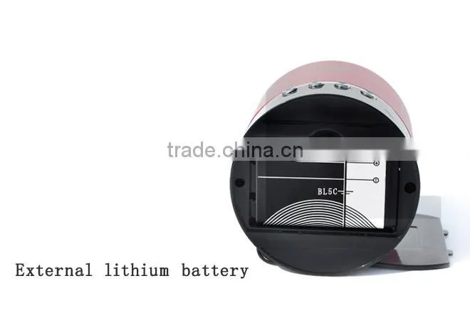 Robot-028u Portable vibration seaker,Aluminum alloy speaker support TF card, FM radio,Powerful Sound,card speaker