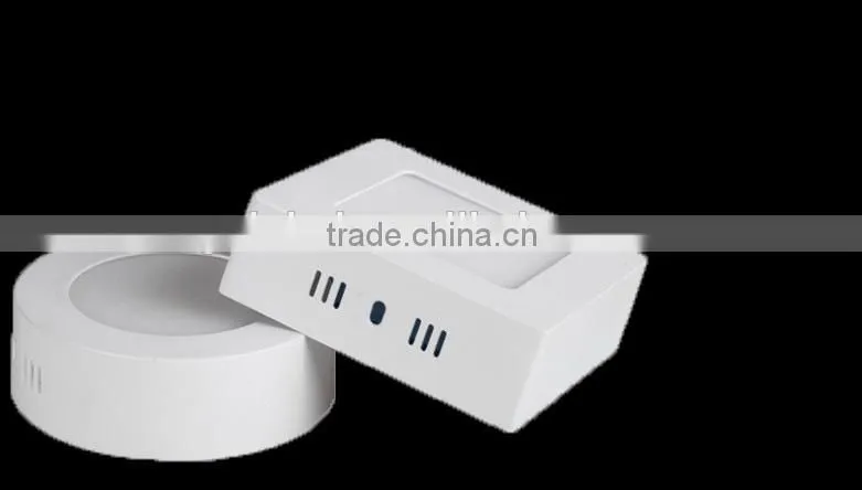 Surface Mounting LED Panel lights 6W/12W/18W/25W CE/SAA/Tuv LED panel light round/square for option