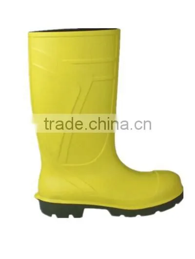 cold-resistant pu boots steel toe waterproof pu bootmen