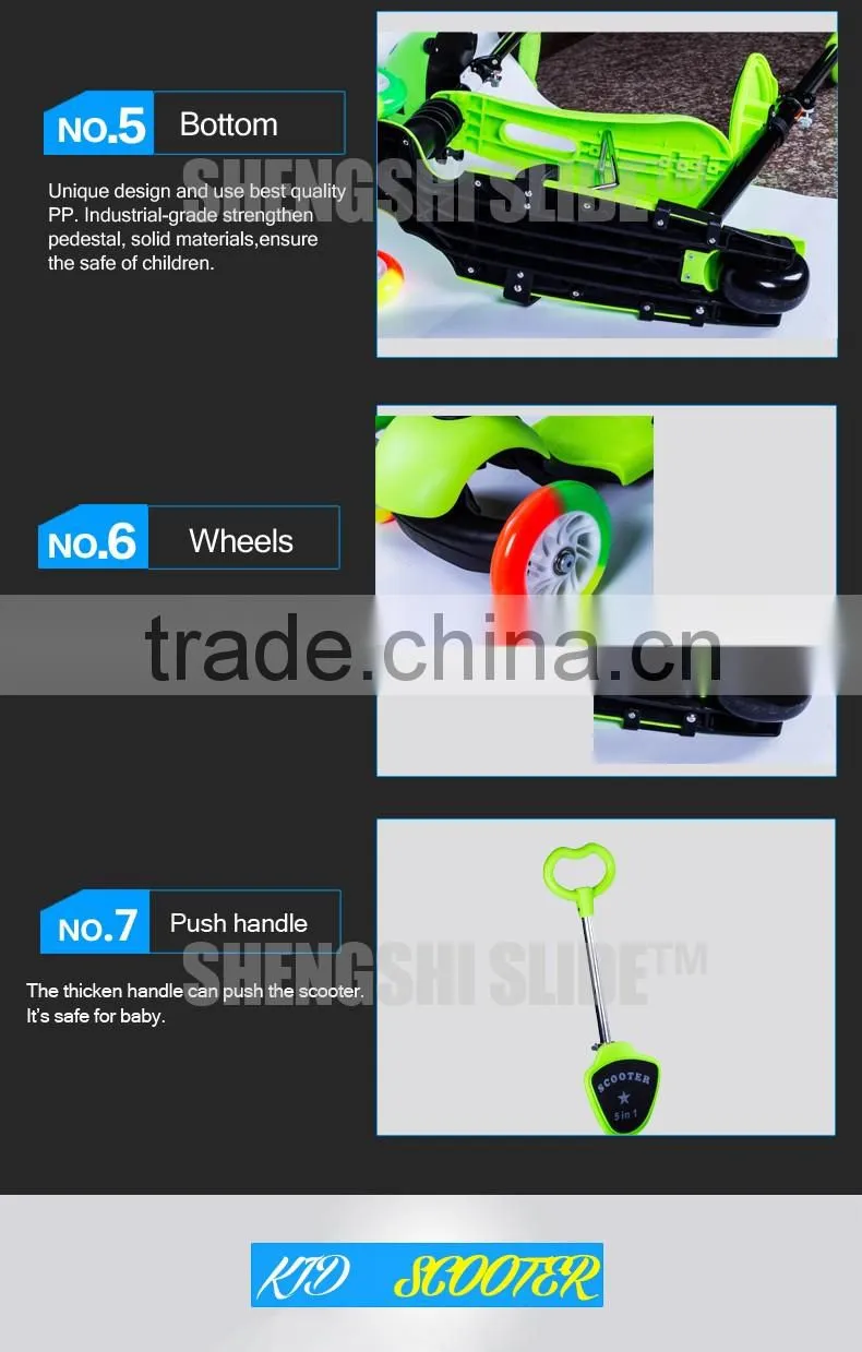 2016 hot kid 5 in 1 scooter
