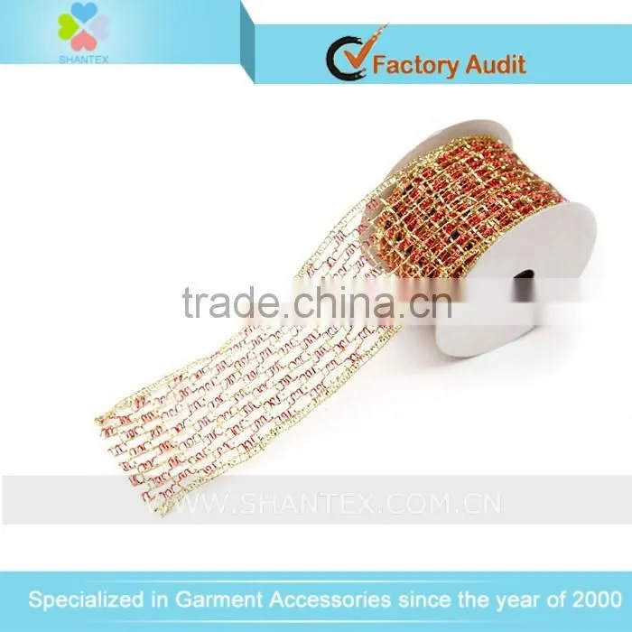 Hot sale Wired christmas ribbon Gift ribbon with good quality