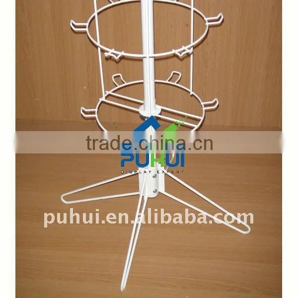 elegant revolving floor peg rack with trade assurance