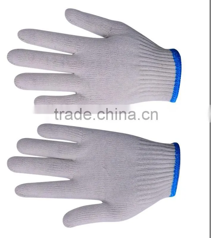 cheapest mixed colorful kintted cotton gloves made in China