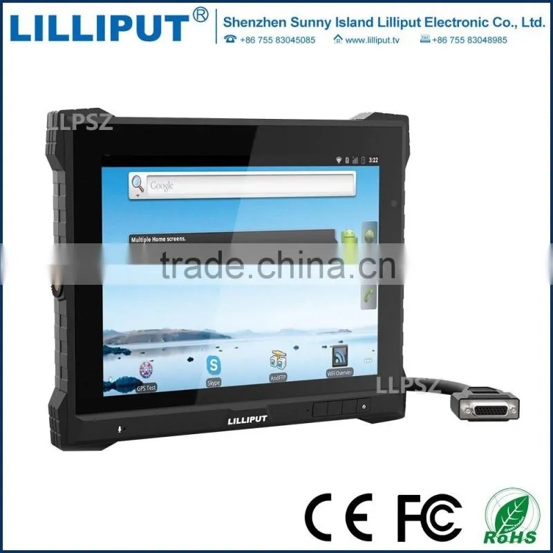 IP64 Lilliput 9.7 inch Android Based Vehicle Tracking System PC-9715