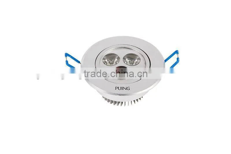 Epistar die-casting round led ceiling light 9W high lumen down light