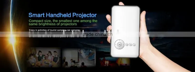 Super Bright 1280 x 800 Pixels mini LED Projector DLP Mobile Pico Projector