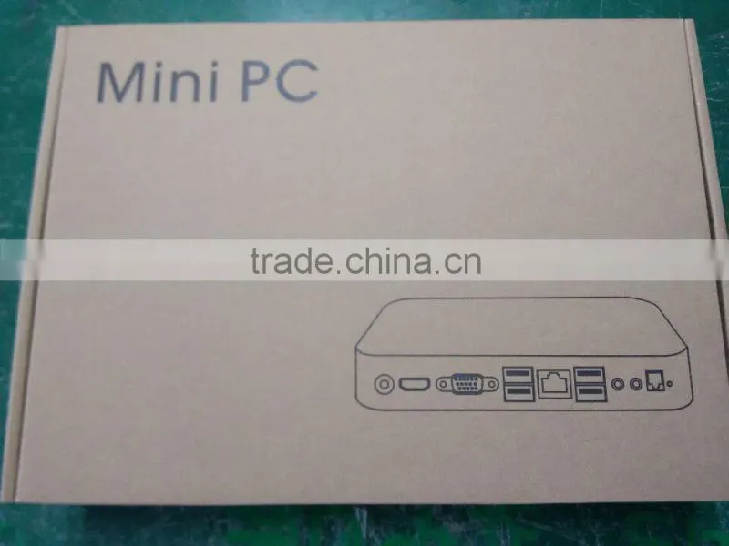 portable desktop mini pc onboard intel core X5700 i7 dual core four thread DDR3 4G memory 32G SSD(extendable)