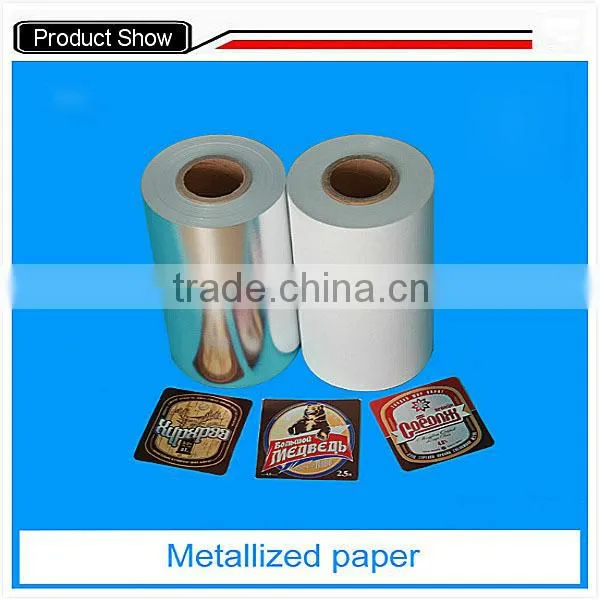 High Quality Metallized Beer Label Paper