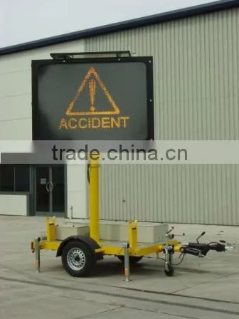 Australian standard solar traffic LED trailer signs VMS