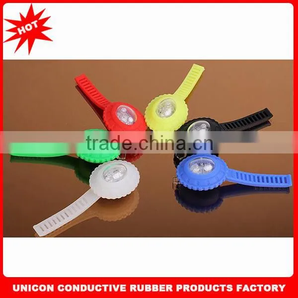 New arrival personalized funny silicone led bicycle light