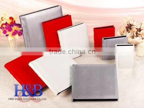 Popular colorful leather wedding album 10x10 photo album