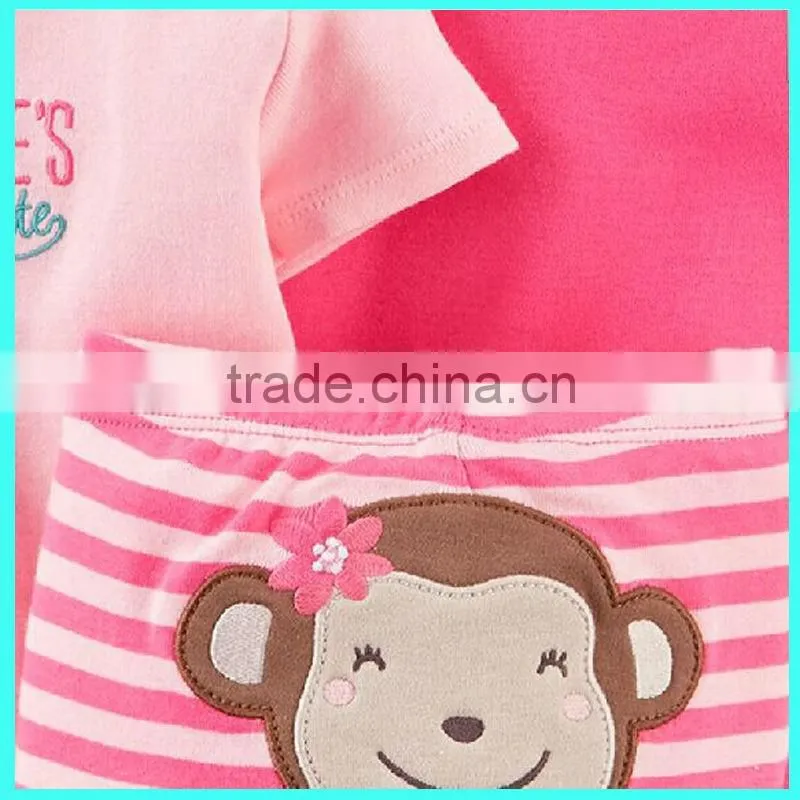 Wholesale alibaba boys and girls 3 pack bodysuit and pant carter baby clothing sets design