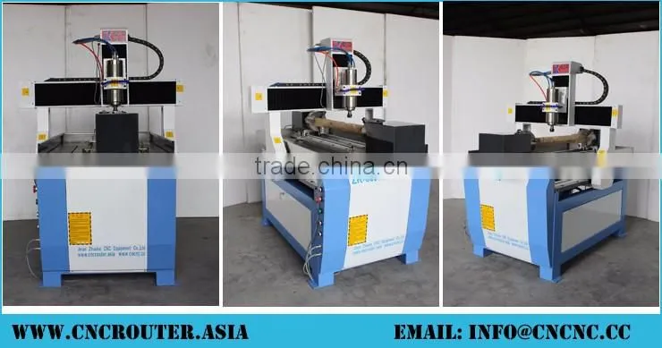 3200W NCStudio Control Small CNC Machine For Metal 6090 With Stainless Steel Water Tray X(60CM)*Y(90CM)*Z(25CM) CE Approval