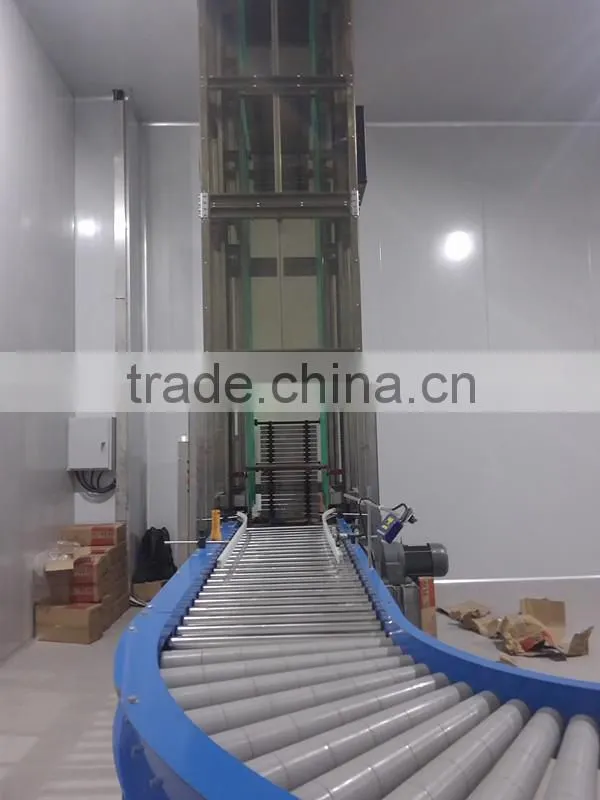 Warehouse different floor vertical cartons lift/cases elevator