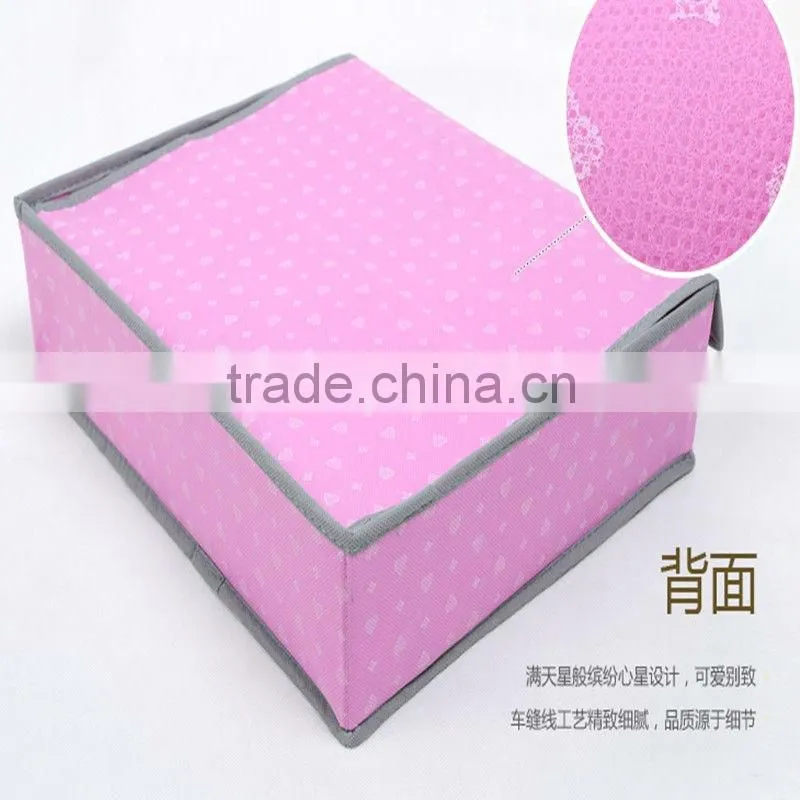 2014 Fashion New Design Foldable Fabric Storage Box