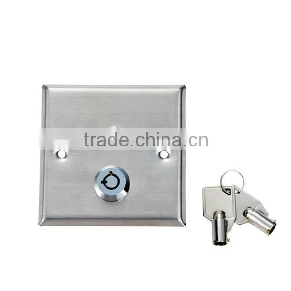Stainless Steel Keyswitch with LED