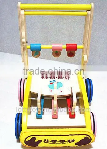 wooden pushcart toy