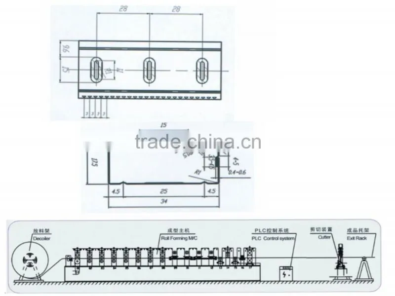 High Quality Square Steel Ceiling Support Pipe Forming Machine