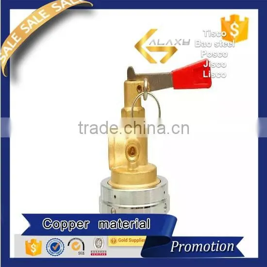 Fire extinguisher bottle valve