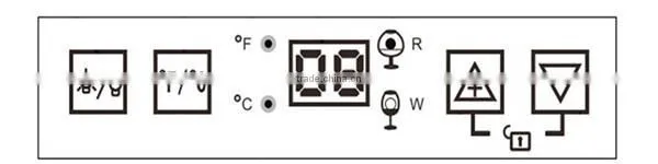 Humidity control electric glass single door bottle wine cooler