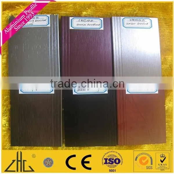ZHL zhonglian aluminum round natural alu mill finish anodized ss brush Strairs step trim round edge tile trim