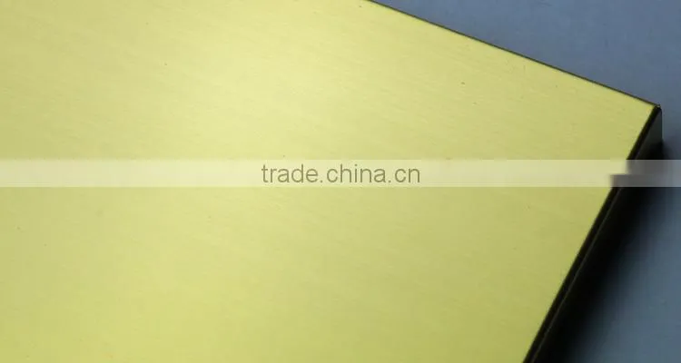 Titanium color stainless steel sheet price 304 stainless steel sheet metal