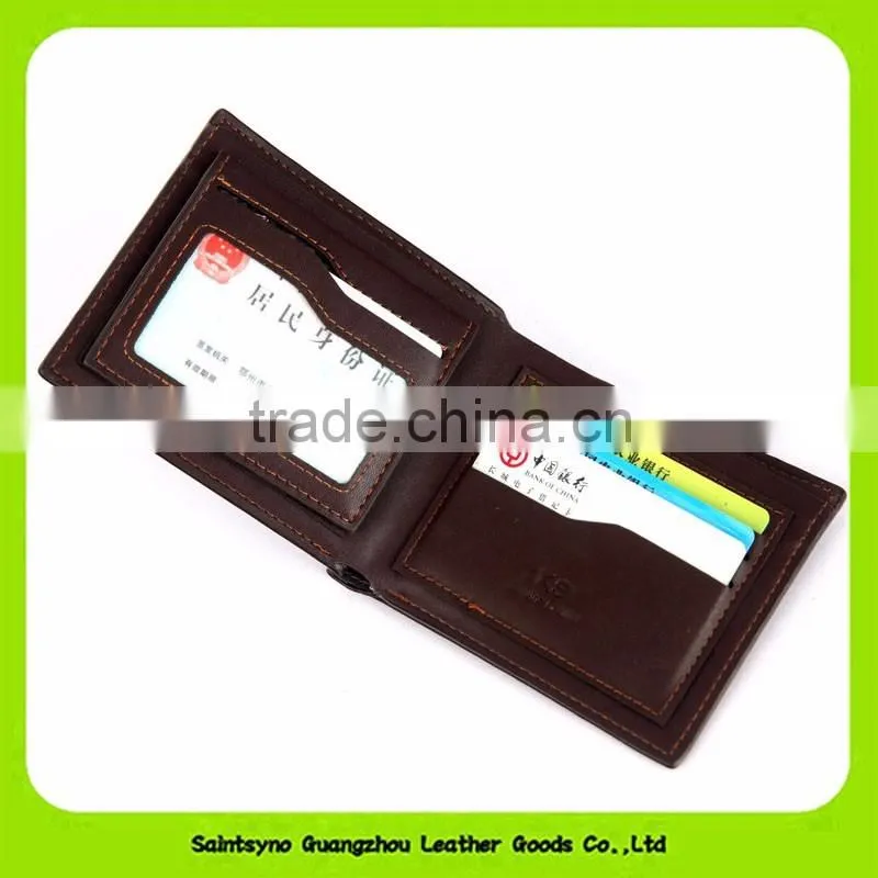 16921 2016 OEM customized genuine leather wallet