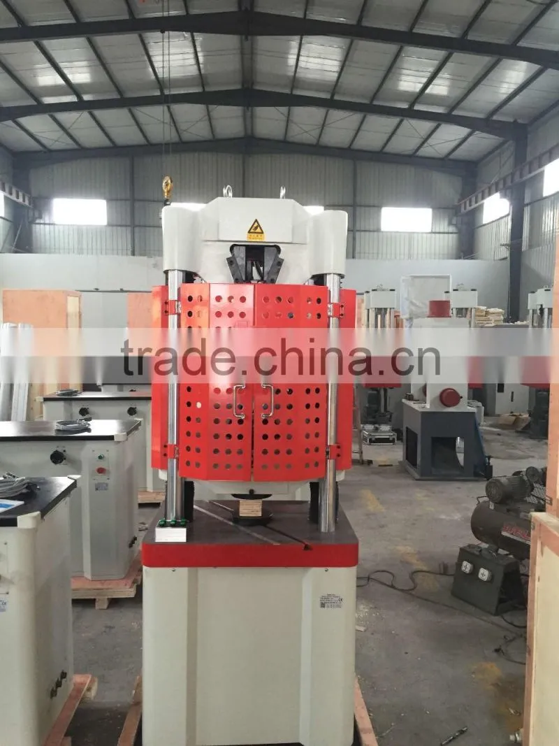 China Factory WEW-D 300KN 600KN 1000KN Hydraulic Universal Compression Tension Testing Machine