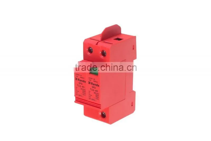 TU2 System Lightning 1P/15- 30KA Power Strip Surge Protector AC Surge Arresters SPD