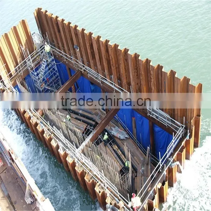 Size 400mm*100mm*10.5mm of High Quality Cold Bend U Type Steel Sheet Piles