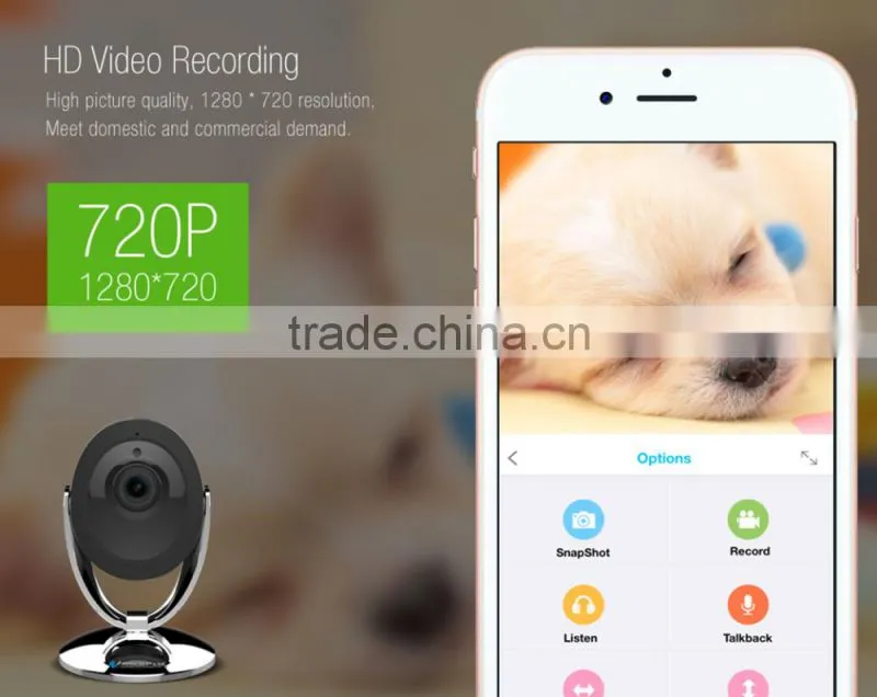 cube camera C7893WIP PnP HD Mini cube wireless network camera pt network mini cctv camera