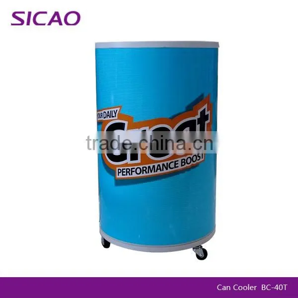 220v 60hz refrigerator 75L beverage refrigerator can cooler for drink custom logo beverage can coolers for coca cola promotion
