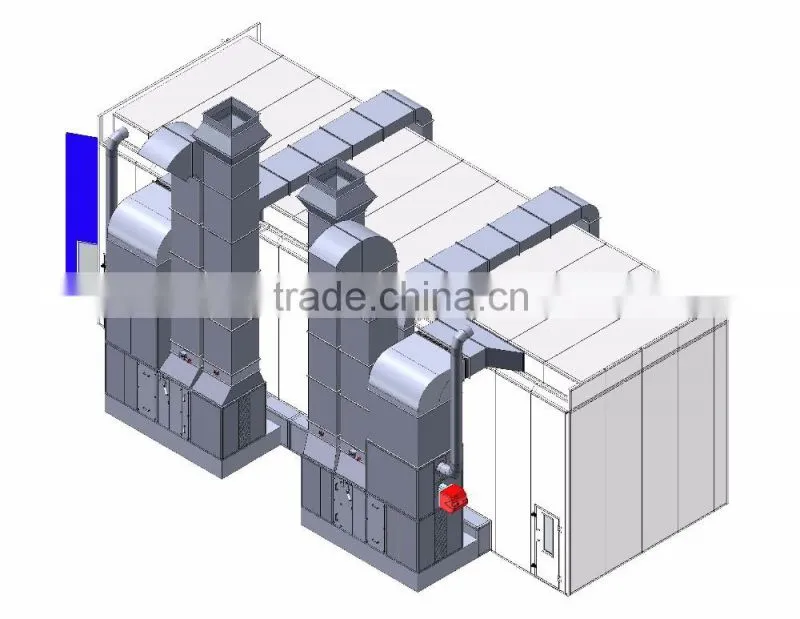 JF large car spray paint booth for sale auto truck machine painting baking room ( CE certification 2 years warranty time)