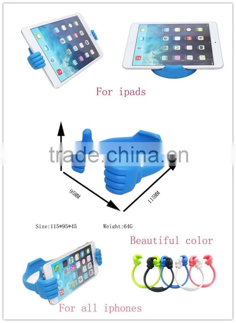 2016 Hot New Multifunctional Big Finger Desk Stents Universal Mobile Phone Holder And Tablet Stand Phone Accessories